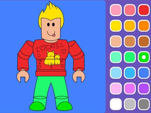 Roblox Coloring Game game cover