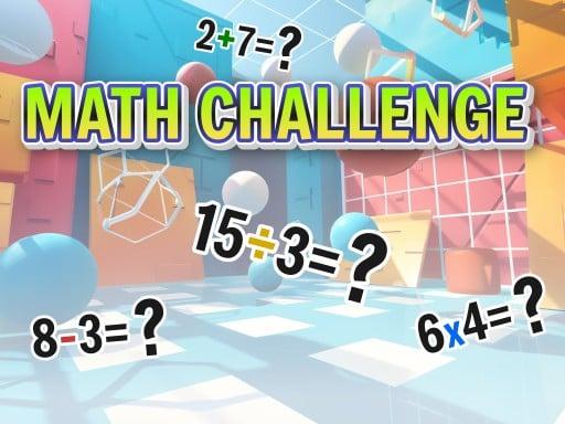 Math challenge online game cover